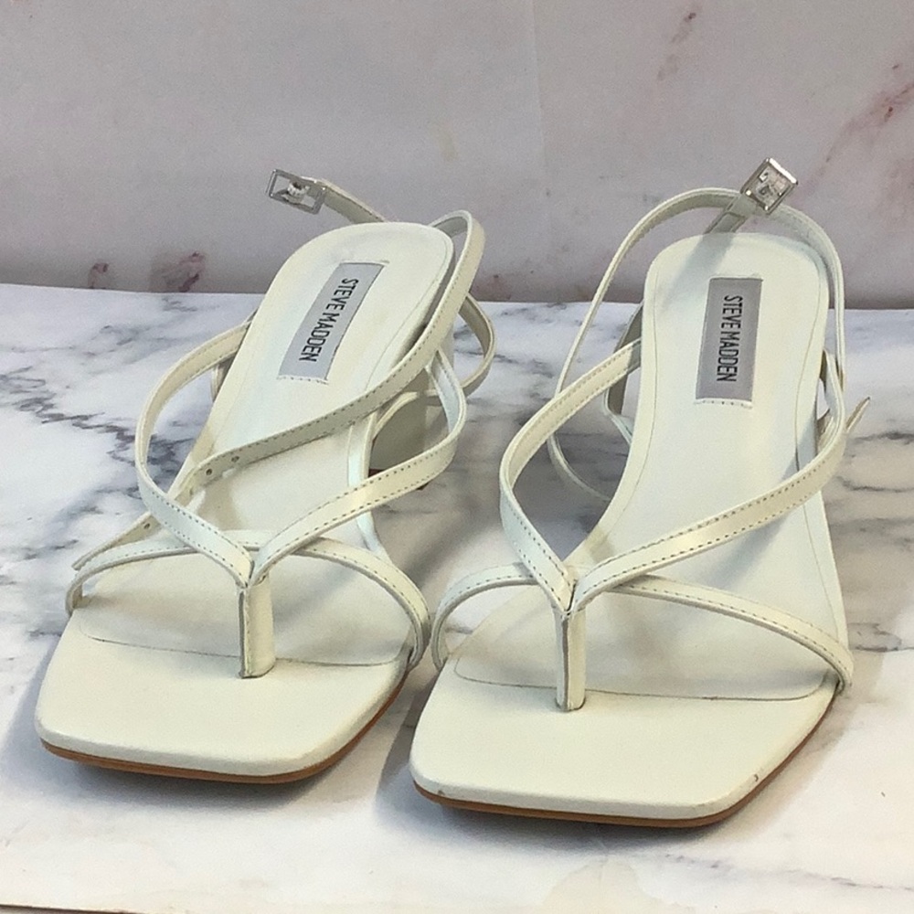 Used Steve Madden Remmi Women's Shoes White: 8.5